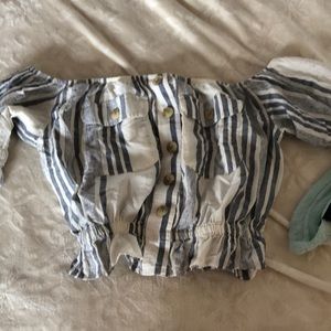 barley worn crop top